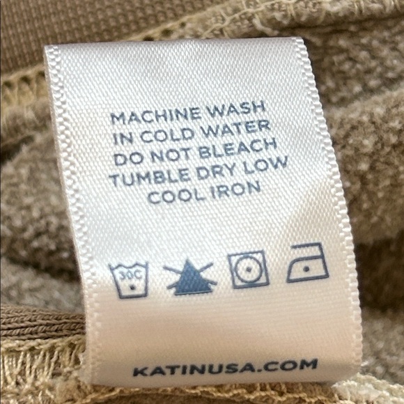 Katin Mineral-Dyed Embroidered Logo Sweatshirt in Cement XXL w MEASUREMENTS - Picture 10 of 11